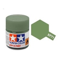 Tamiya Mini Acrylic XF-71 Cockpit Green - 10ml Bottle T81771