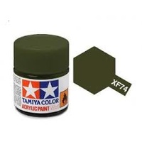 Tamiya Mini Acrylic XF-74 Olive Drab - 10ml Bottle T81774