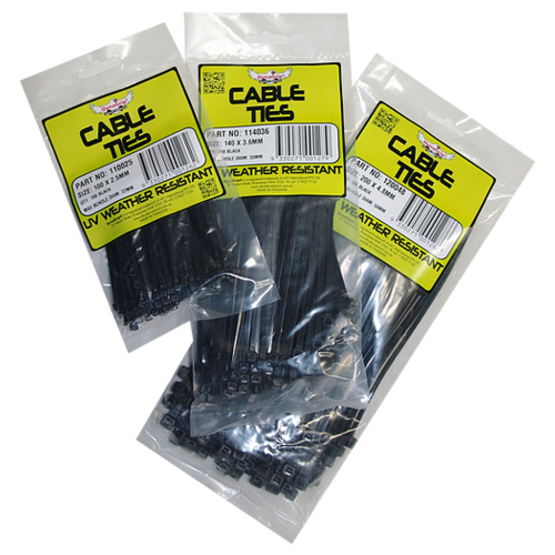 Cable Ties 100PK 140mmx3.6mm 114036