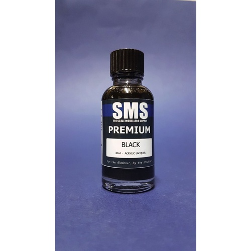 PL01 Premium Acrylic Lacquer BLACK 30ml
