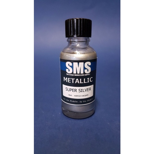 PMT04 Metallic Acrylic Lacquer SUPER SILVER 30ml