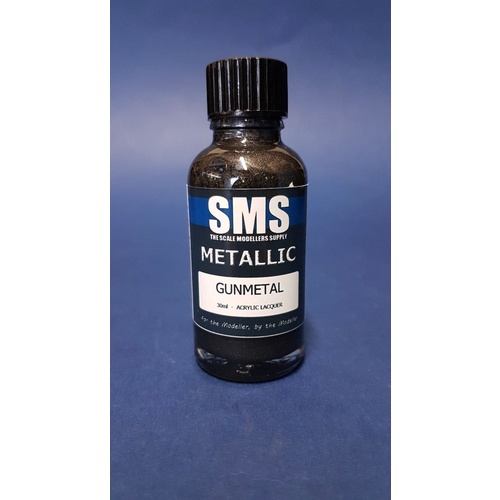 PMT08 Metallic Acrylic Lacquer GUNMETAL 30ml