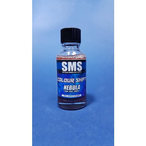 CN02 Colour Shift NEBULA Acrylic Lacquer CYAN/BLUE/PURPLE 30ml