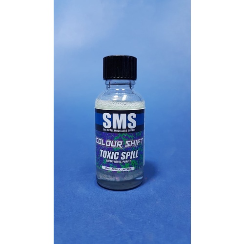 CN04 Colour Shift TOXIC SPILL Acrylic Lacquer GREEN/WHITE/PURPLE 30ml