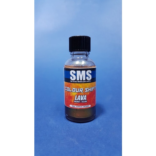 CN06 Colour Shift LAVA Acrylic Lacquer ORANGE/YELLOW 30ml