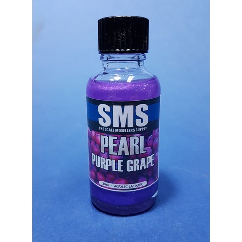 PRL07 Pearl Acrylic Lacquer PURPLE GRAPE 30ml