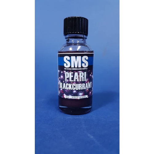 PRL17 Pearl Acrylic Lacquer BLACKCURRANT 30ml