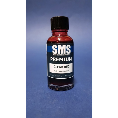 PL18 Premium Acrylic Lacquer CLEAR RED 30ml