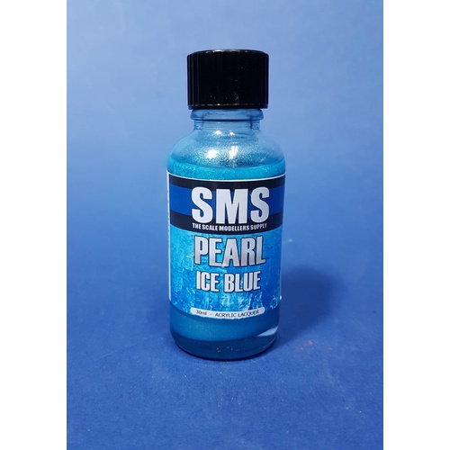 PRL22 Pearl Acrylic Lacquer ICE BLUE 30ml