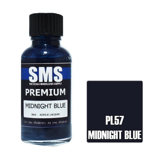 PL57 Premium Acrylic Lacquer MIDNIGHT BLUE 30ml