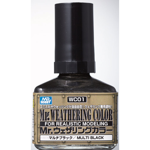 GN WC01 Mr Weathering Color Multi Black
