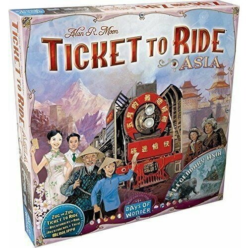 DO7213 Ticket to Ride Asia Map