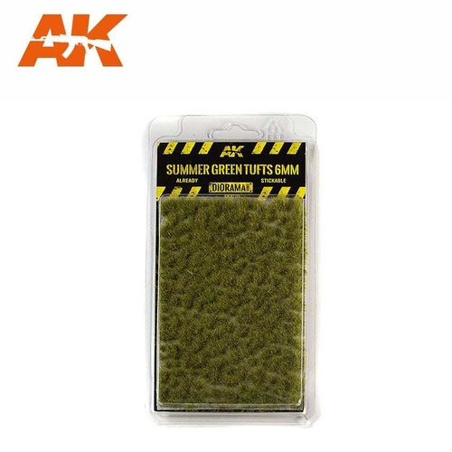 AK-8120 	Summer Green Tufts 6mm