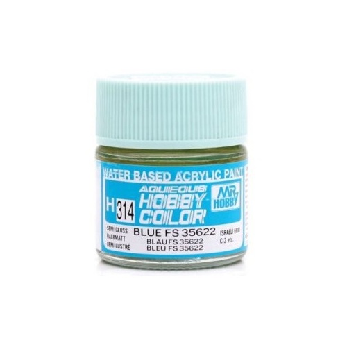 GN H314	Mr Hobby Aqueous Semi Gloss Blue FS 35622