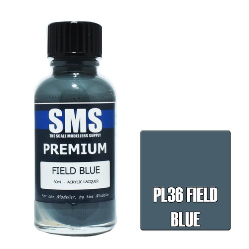 PL36 PREMIUM Acrylic Lacquer  FIELD BLUE RAL5008 30ML