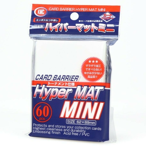 KMC Hyper MAT Mini White Sleeve 60