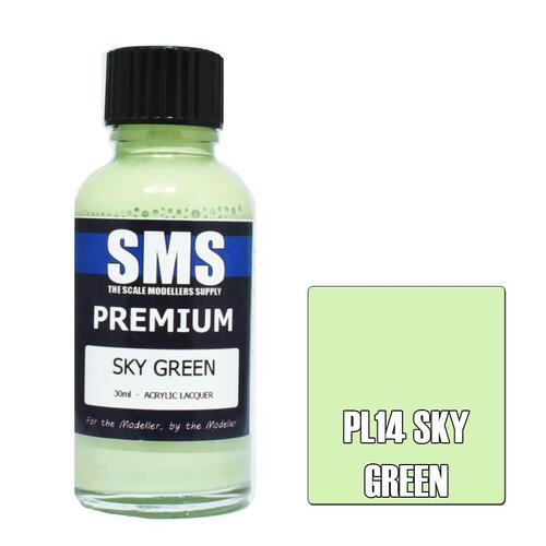 PL14 PREMIUM Acrylic Lacquer SKY GREEN 30ml