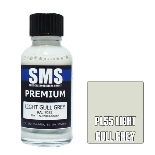 PL55 PREMIUM Acrylic Lacquer LIGHT GULL GREY 30ml