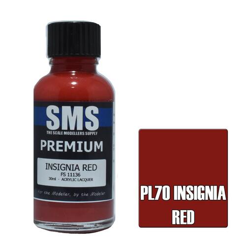 PL70 PREMIUM Acrylic Lacquer INSIGNIA RED 30ml