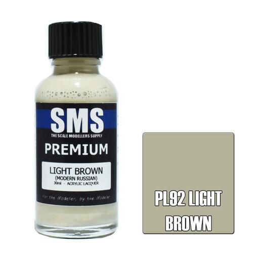 PL92 PREMIUM Acrylic Lacquer LIGHT BROWN (MODERN RUSSIAN) 30ml
