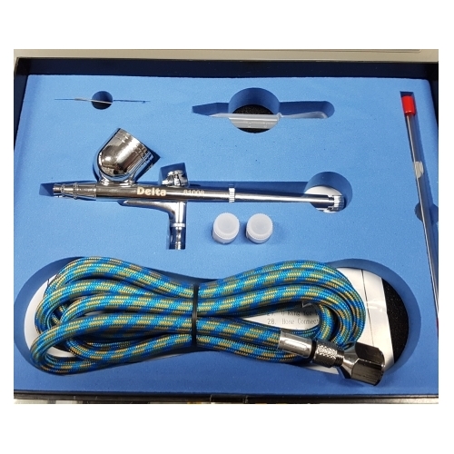 Delta Airbrush Precision Double Action 0.3mm with 7ml Paint Cup and Hose DL 81008