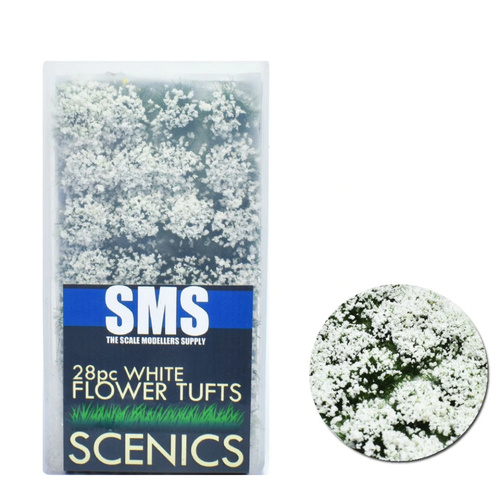 SCN07 Flower Tufts WHITE