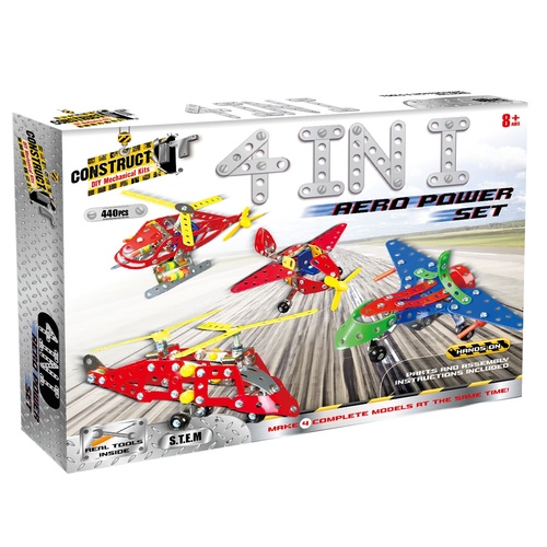 Construct It - 4-in-1 Aero Power Set - 440pcs