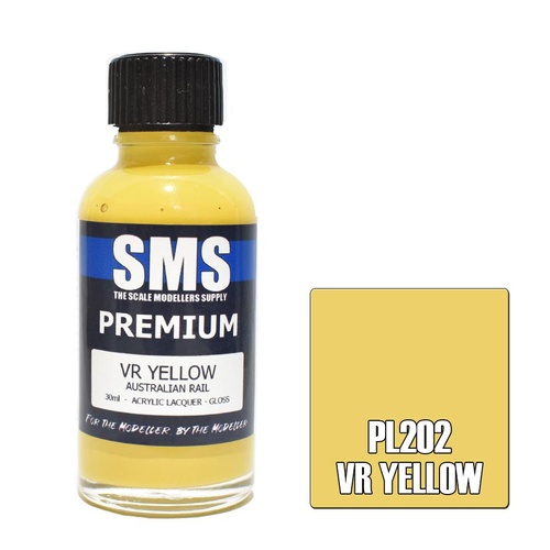 Premium Acrylic Lacquer VR YELLOW 30ml PL202