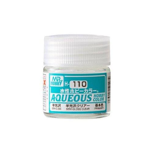 Mr Hobby Aqueous Semi Gloss Clear GN H110