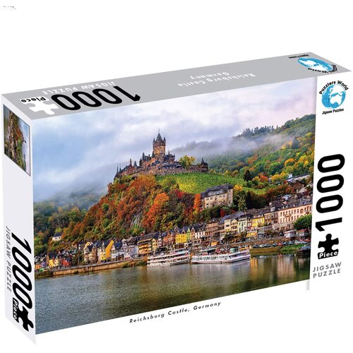 Puzzlers World Reichsburg Castle, Germany 1000 Piece Puzzle