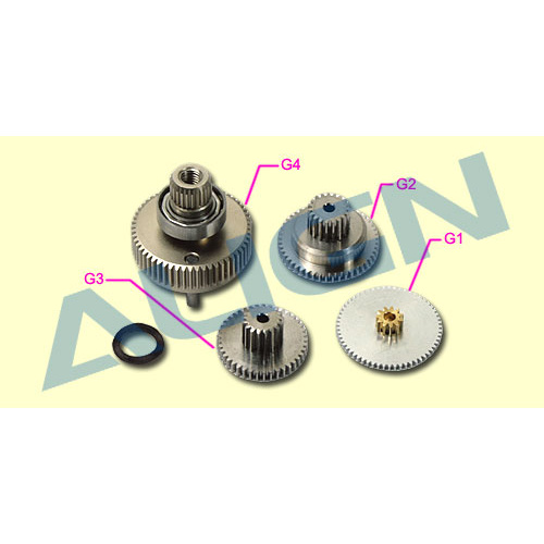 DS610 Servo Gear Set (Old K10434TA) HSP61031