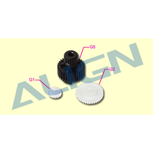 DS420 Servo Gear Set (Old K10459TA) HSP41036T