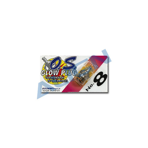 O.S. #8 Glow Plug  HE50H07
