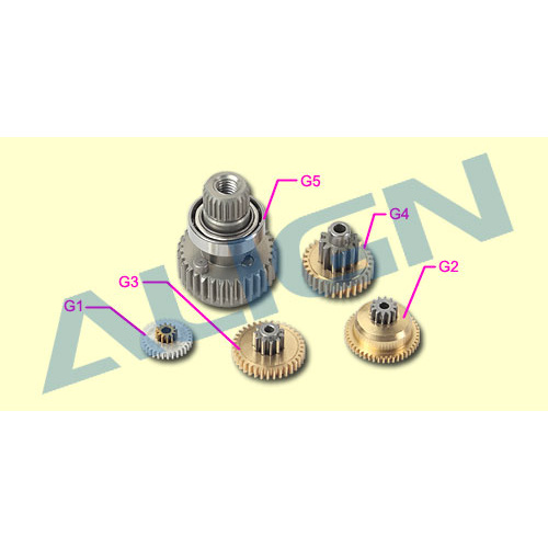 DS510M Servo Gear Set (OLD HSP51001T) HSP51032