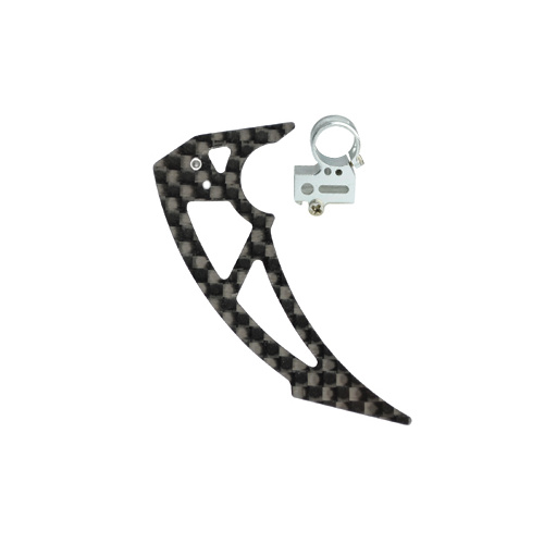 Aluminium Tail Motor Mount w/ Vertical Fin Set-T-Rex 150 DFC MH-TX15025S