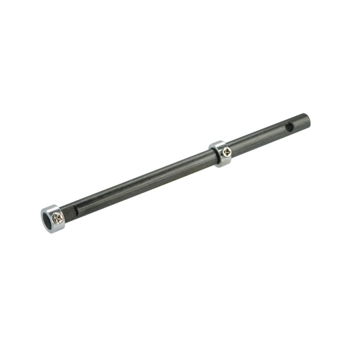 Solid Carbon Main Shaft w/ Collar Set-T-Rex 150 DFC MH-TX15066C