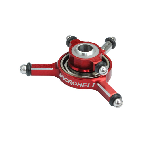 Precision CNC Aluminium Swashplate (Red)-T-Rex 150 DFC MH-TX15112