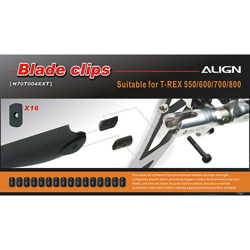 550-800 Tail Blade Clips H70T004