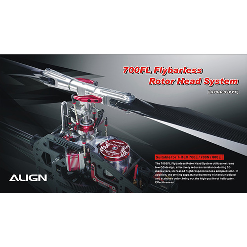 700FL Flybarless Rotor Head System H70H002