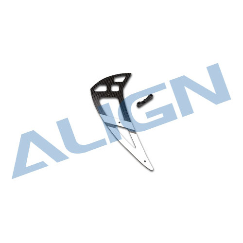 550L Carbon Fiber Vertical Stabililzer-White H55T002