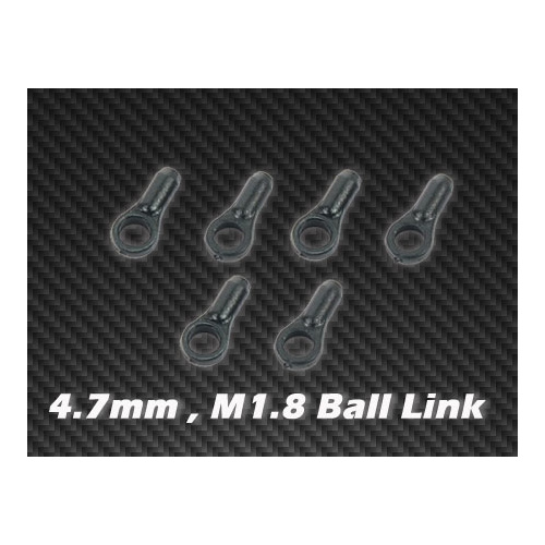 4.7mm, M1.8 Ball Link x6 for HPTB002, HPTB010 HPET016