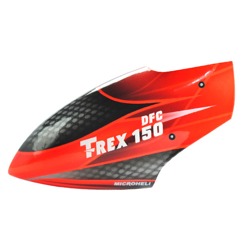 Airbrush Fiberglass Red Racing Canopy TREX 150 DFC MH-TX15080RR