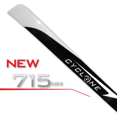 715mm Cyclone Carbon Fiber Main Blades JIS-CYC-715