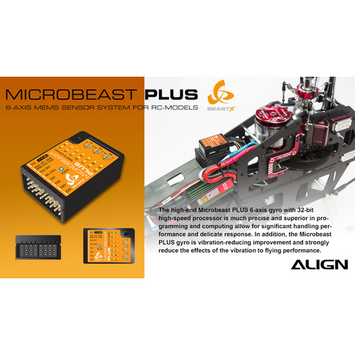 BeastX Microbeast PLUS Flybarless System V5.2 HEGBP301