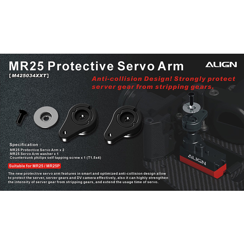 MR25 Protective Servo Horn M425034