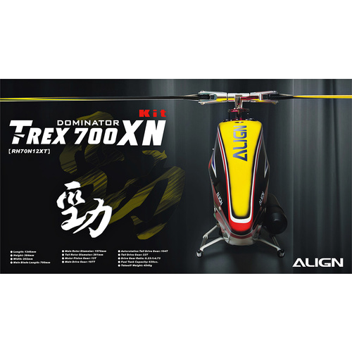 RH70N12XW - T-REX 700XN Kit (PRE ORDER)
