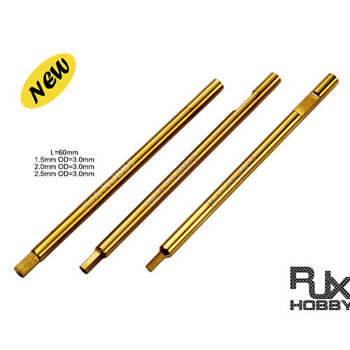 RJX803 - RJX Titanium Hex Driver Pins for (RJX 802) (1.5,2.0,2.5)