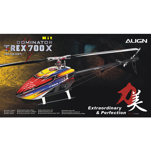 RH70E25X RH70E25X T-REX 700X DOMINATOR KIT VERSION