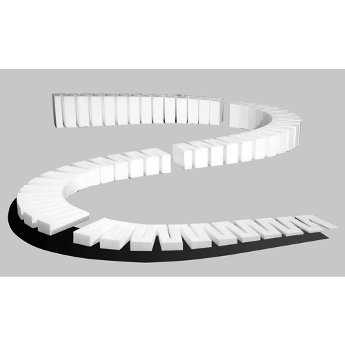 4% Incline Sets 2' Each (4 Styrofoam Pieces) 4" Rise in 8' wds-st1411