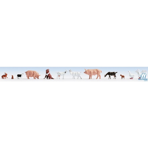 Farmhouse Animals (12) WAL949-6029